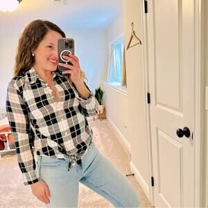 Equipment Femme Plaid Blouse XS